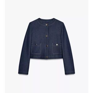 Zara Cropped denim jacket